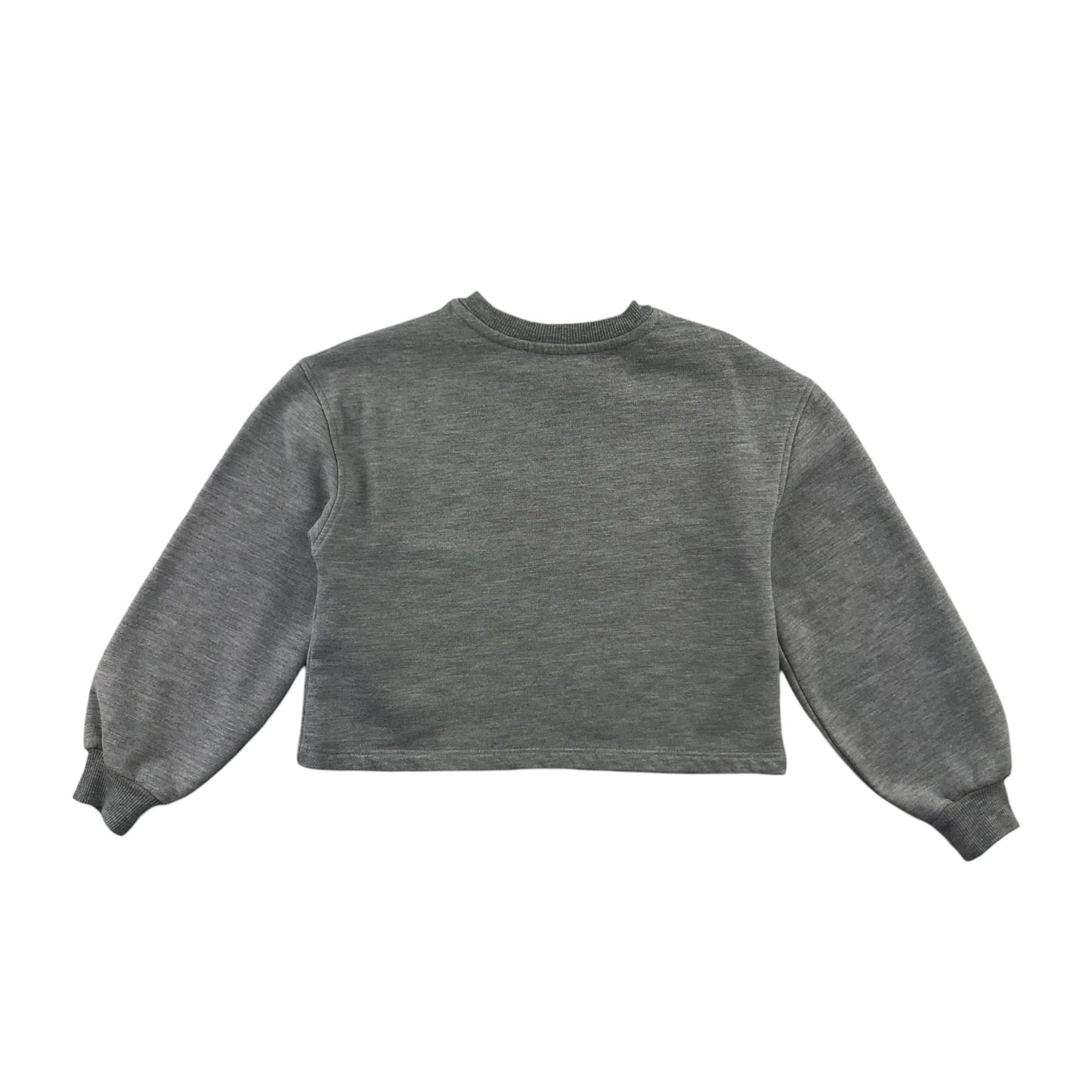 Lispsy London Sweater Age 5 Grey Text Graphic Cropped