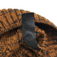 George jumper men's S brown panelled design cable knit