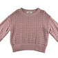 H&M sweater 11-12 years pink crewneck knitted jumper cotton