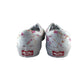 Vans trainers shoe size 3.5 white and pink gradient check pattern plimsolls
