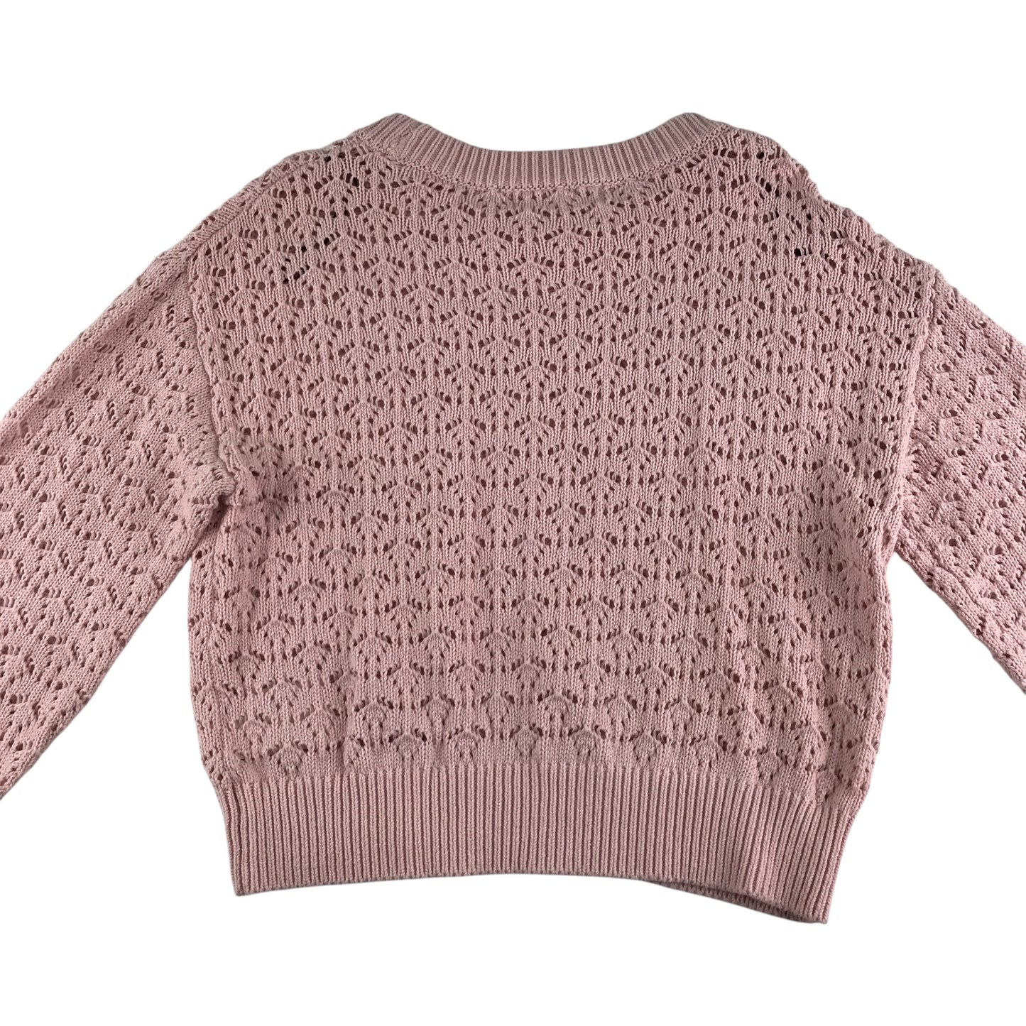 H&M sweater 11-12 years pink crewneck knitted jumper cotton