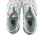Vans trainers shoe size 3.5 white and pink gradient check pattern plimsolls