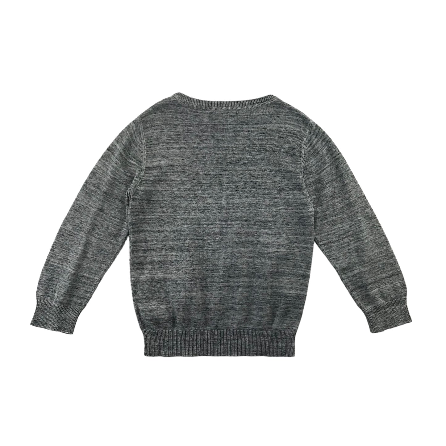 Next Jumper Age 6 Light Grey Cotton