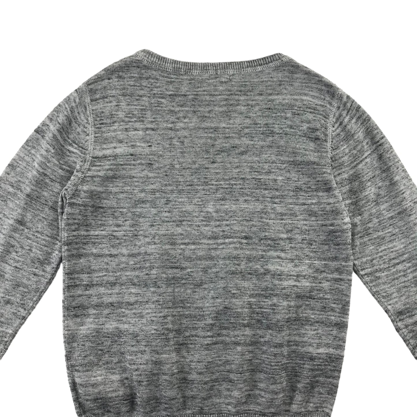 Next Jumper Age 6 Light Grey Cotton