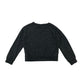 Tu Jumper Age 6 Charcoal Grey Cropped Unicorn Text Graphic