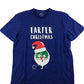 Next Christmas T-shirt Size S Blue Farter Christmas Sprout Short Sleeve