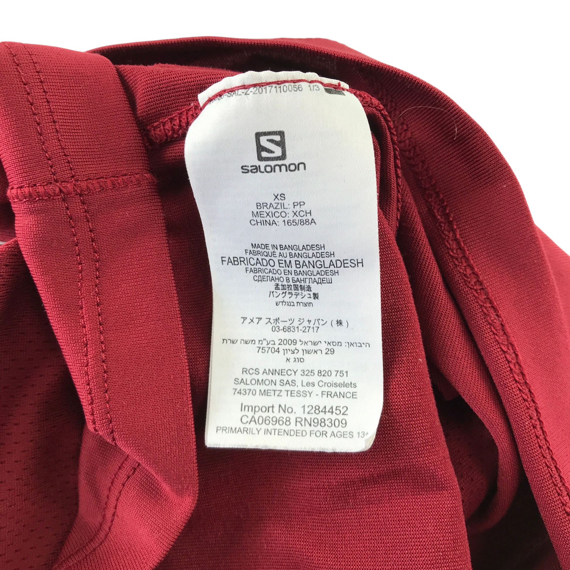 Preloved Salomon sport top for adult