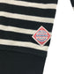 H&M Jumper Age 7 Black and White Horizontal Stripes Cotton