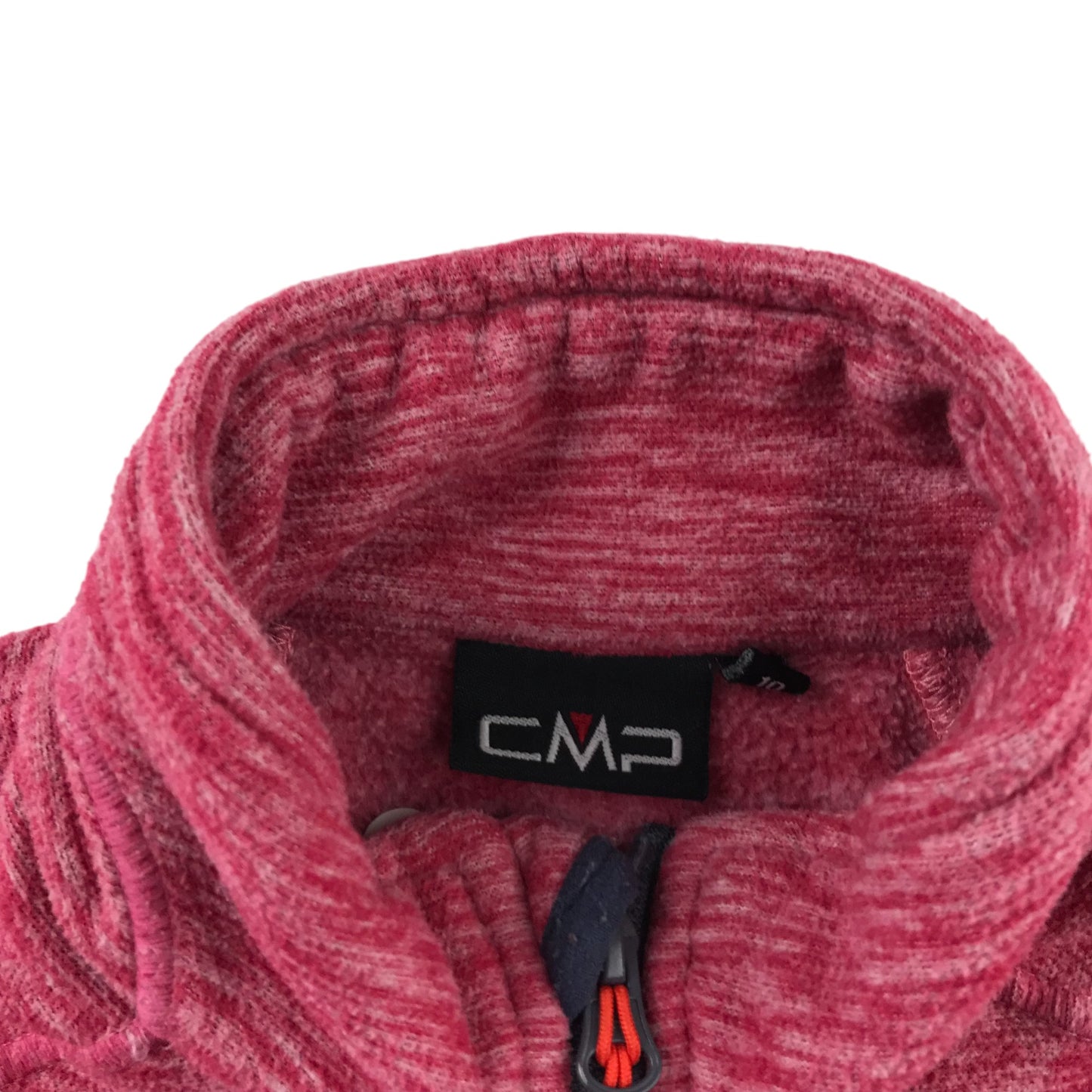 CMP fleece 9-10 years fuchsia pink long sleeve full zipper