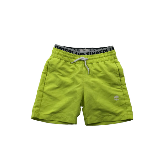 Timberland Neon Yellow Swim Trunks Age 6