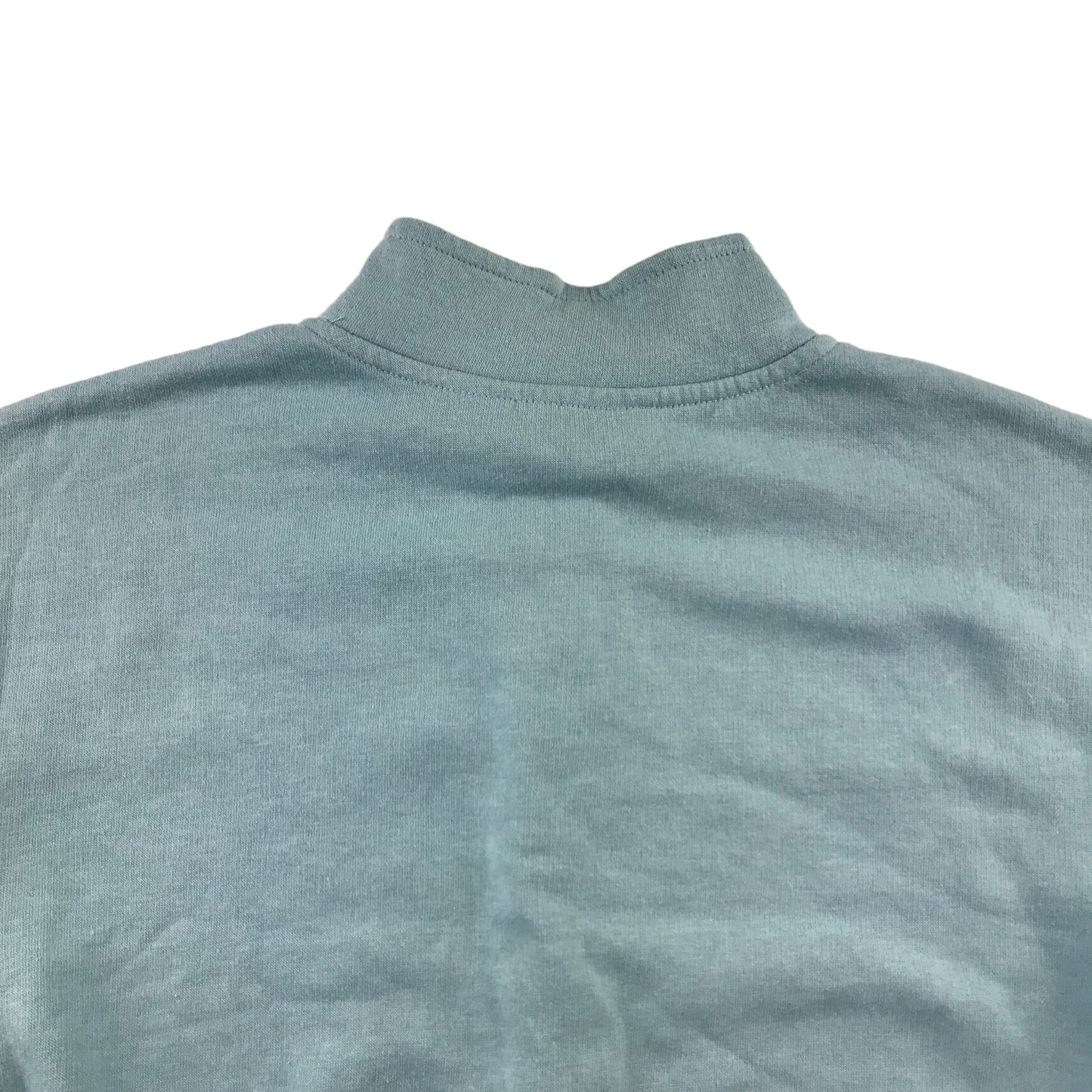 H&M Sweater Age 11 Light Blue LA Cropped Half Zipper