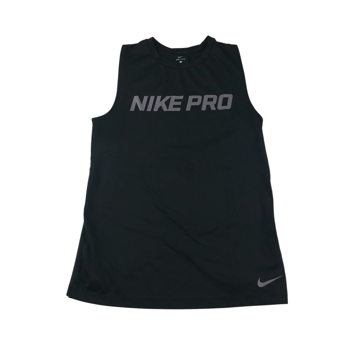 Nike PRO sport vest adult size S black sleeveless light fabric