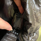 John Richmond jacket 7-8 years black glossy puffer parka