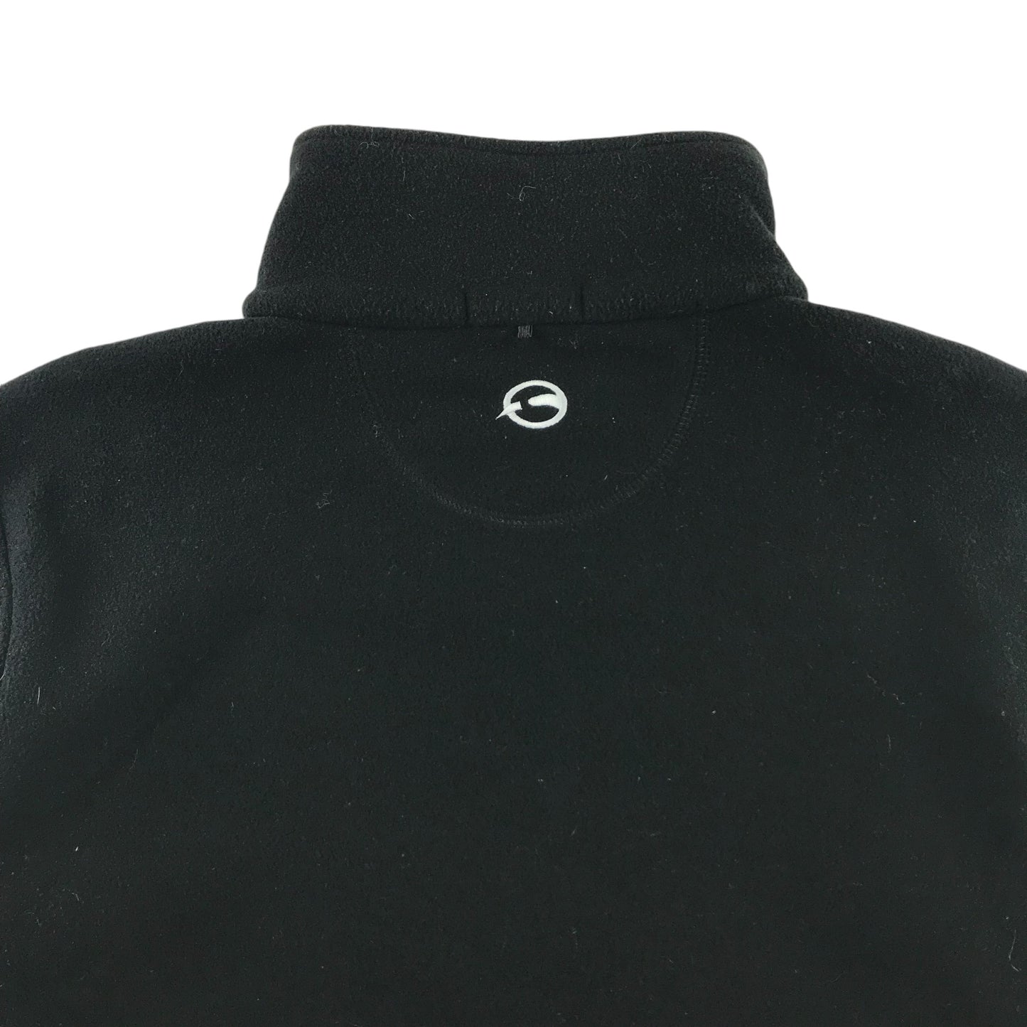 Sprayway fleece 8-9 years black plain full zipper