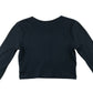 River Island Cardigan Age 11 Navy Cropped with Stripy texture