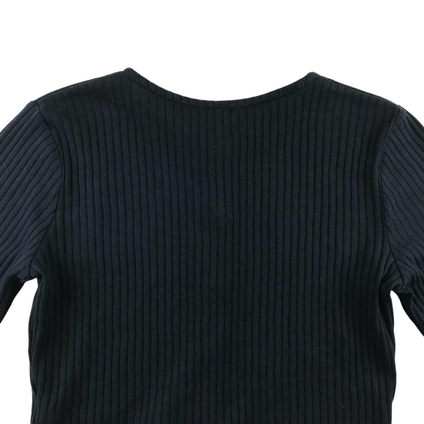 River Island Cardigan Age 11 Navy Cropped with Stripy texture