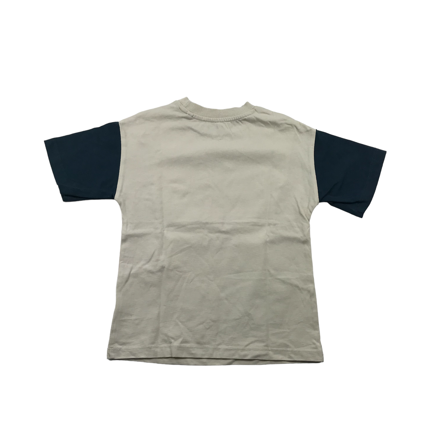 Next White and Salmon Red Cotton T-shirt Bundle Age 6