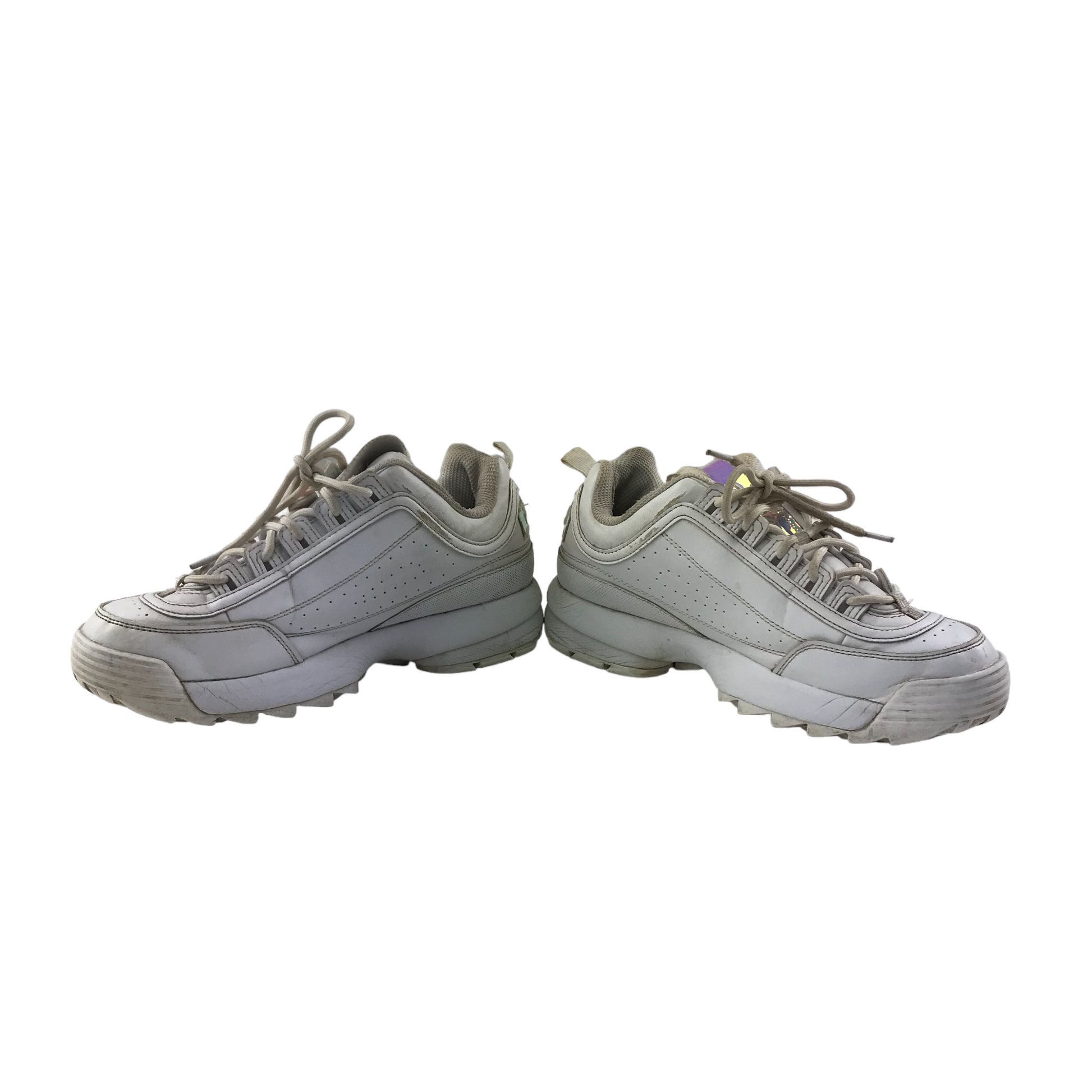 Fila Trainers Shoe Size 6 White Chunky Heels ApparelXchange CIC