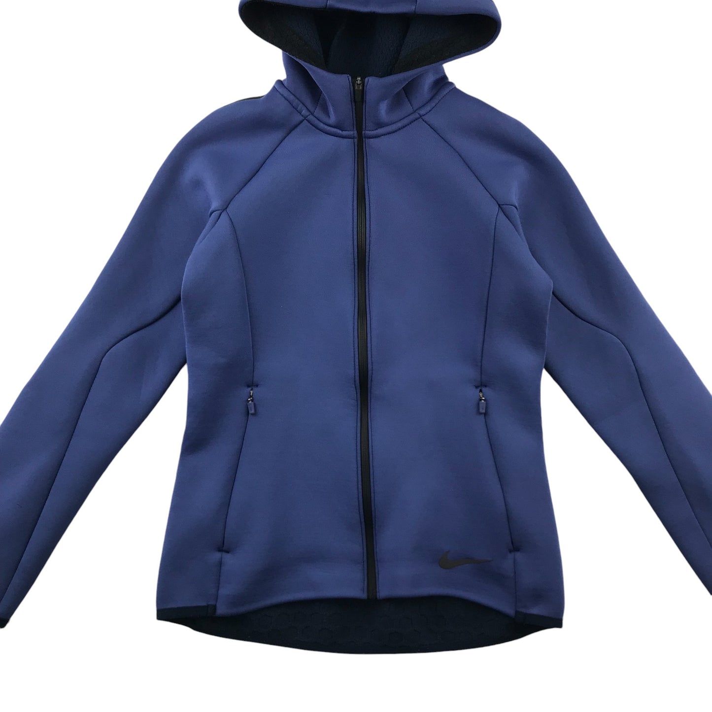 Nike thermal hoodie 10-12 years blue hooded with full zipper and pockets