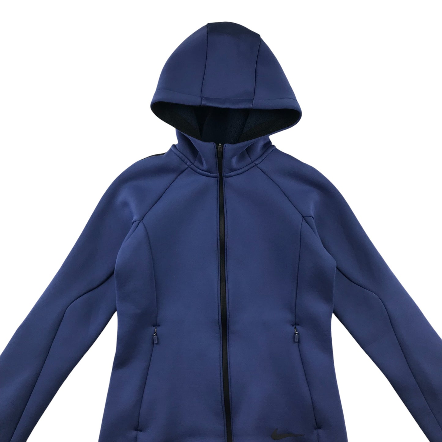 Nike thermal hoodie 10-12 years blue hooded with full zipper and pockets