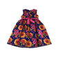 American Princess dress 4-5 years navy orange and pink floral flared