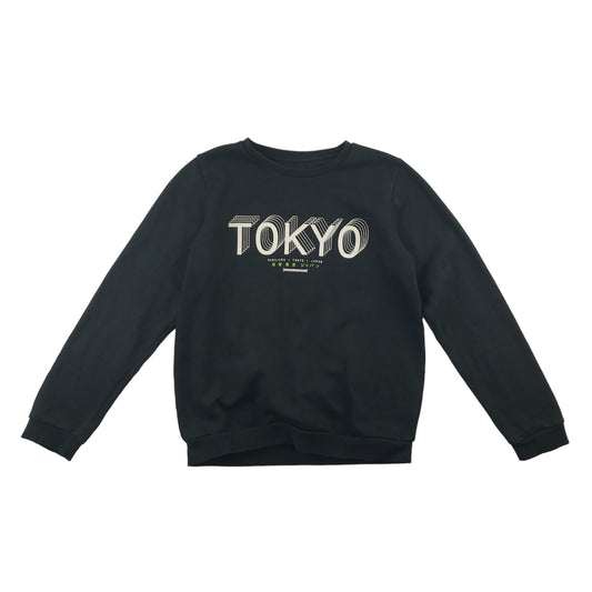 Primark Sweater Age 12 Back Tokyo Text Graphic