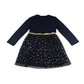George dress 5-6 years navy Disney wish print design with star glittery tulle skirt