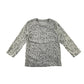 Matalan t-shirt 5-6 years white and black floral print pattern cotton