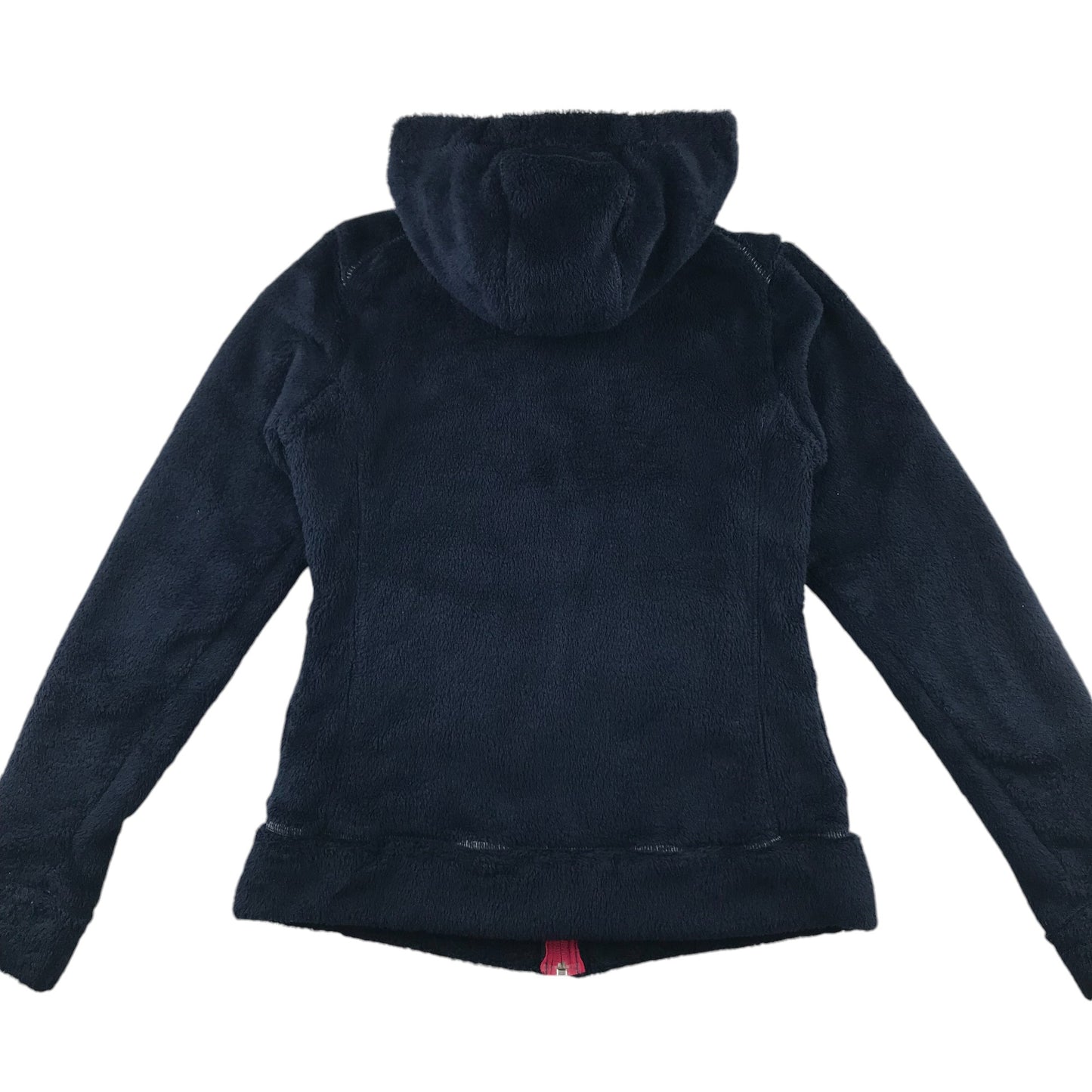 Decathlon fleece hoodie 12-14 years navy blue fluffy full zipper