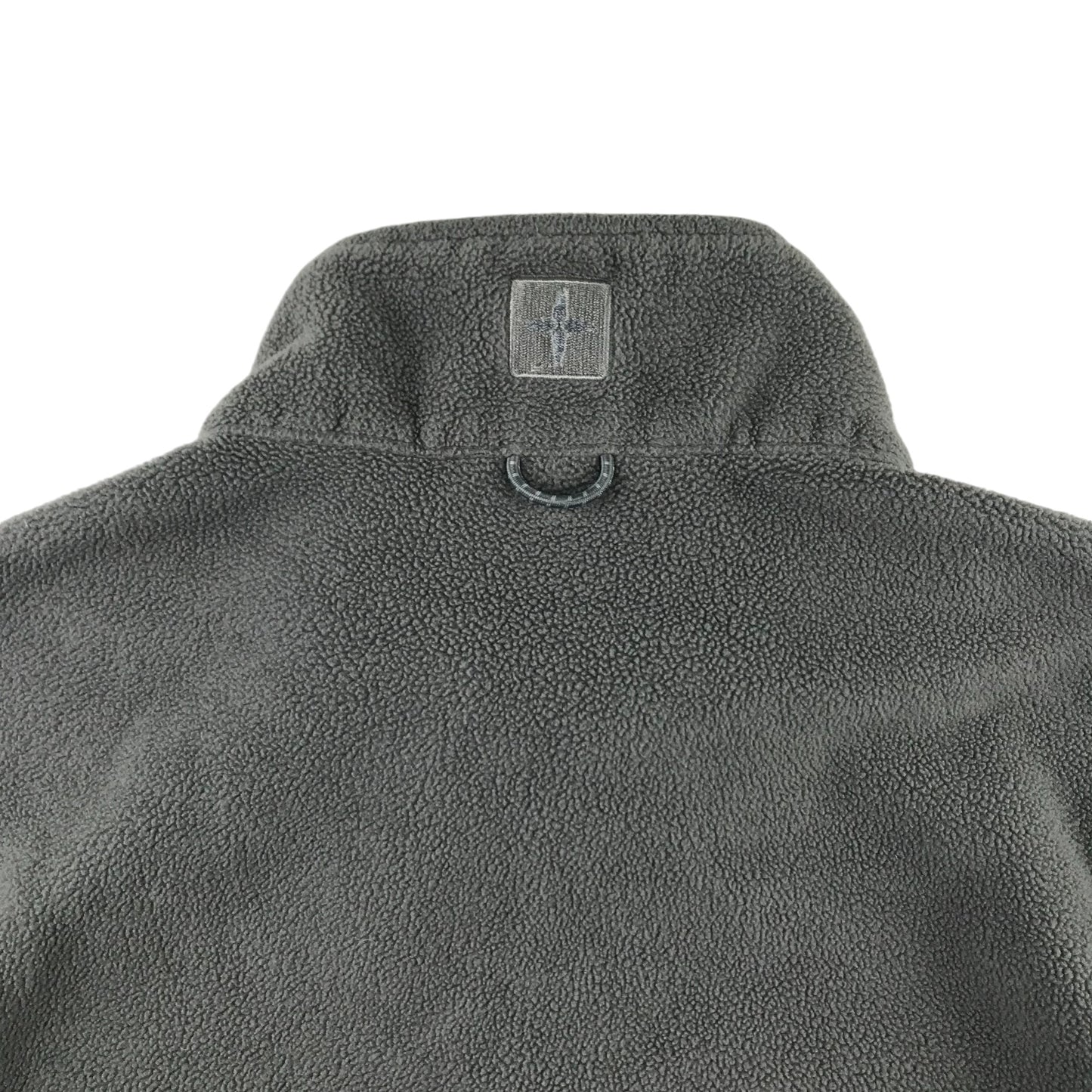 Mountain Warehouse fleece women size UK 10 grey full zipper long sleeve