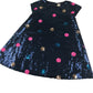 John Lewis dress 6-7 years navy blue A-line sequin polka dot