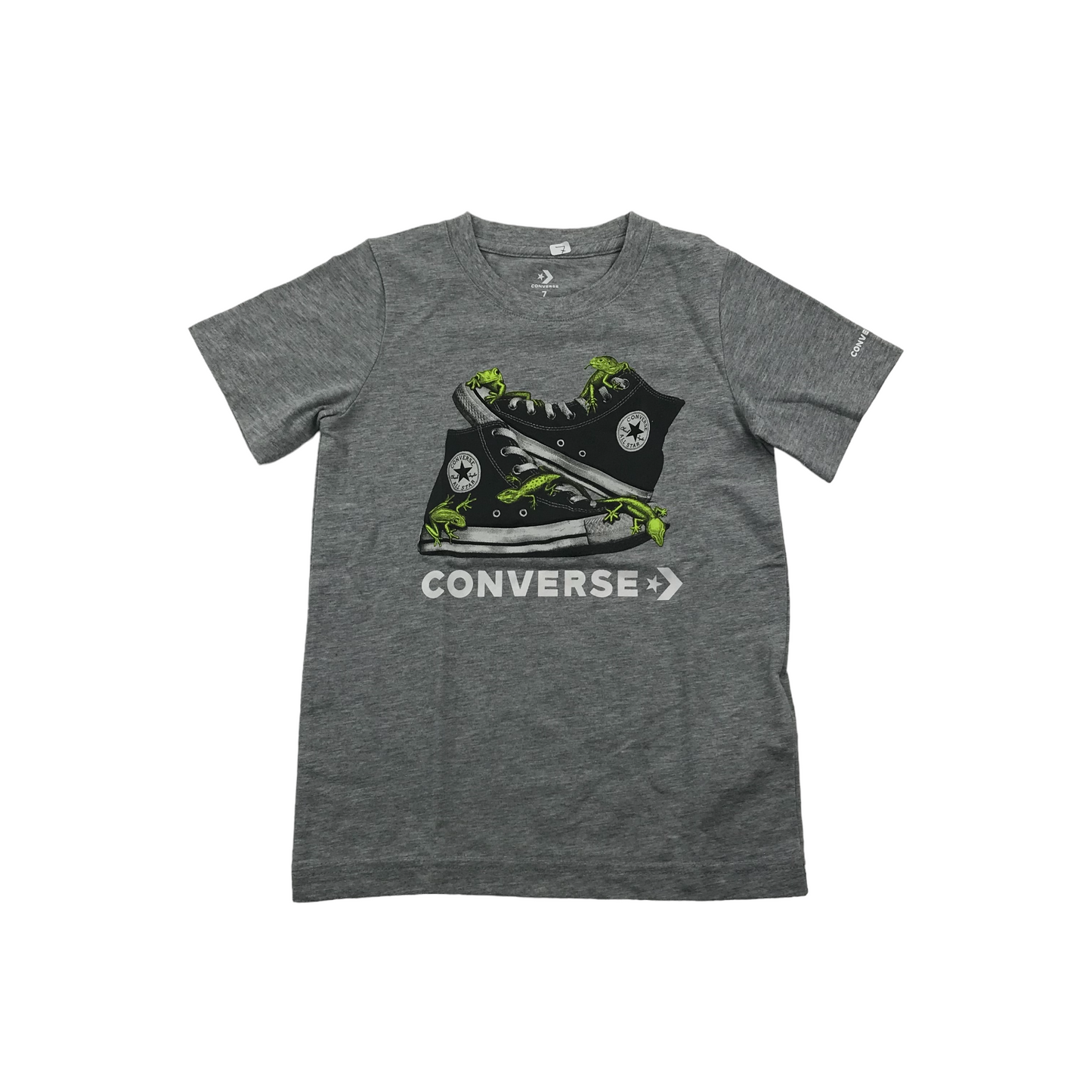 Converse Grey Sneaker Print T-shirt Age 7