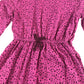M&Co dress 5-6 years pink spot pattern cotton