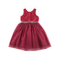 H&M dress 7-8 years bright pink mesh layered with sparkles