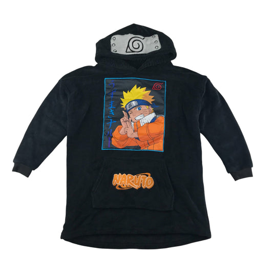 Naruto blanket hoodie One Size black hooded loungewear