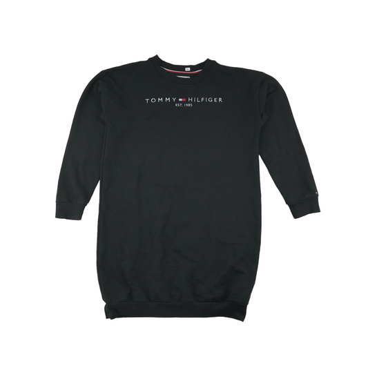 Tommy Hilfiger Long Sweater Age 11 Black Crewneck