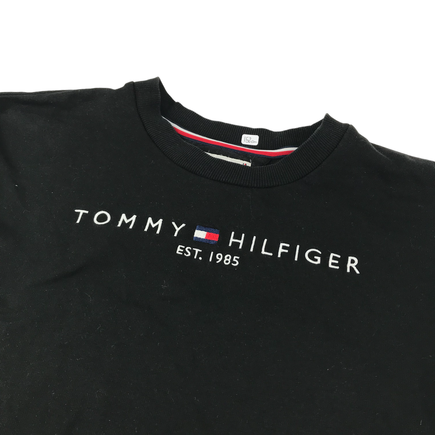 Tommy Hilfiger Long Sweater Age 11 Black Crewneck