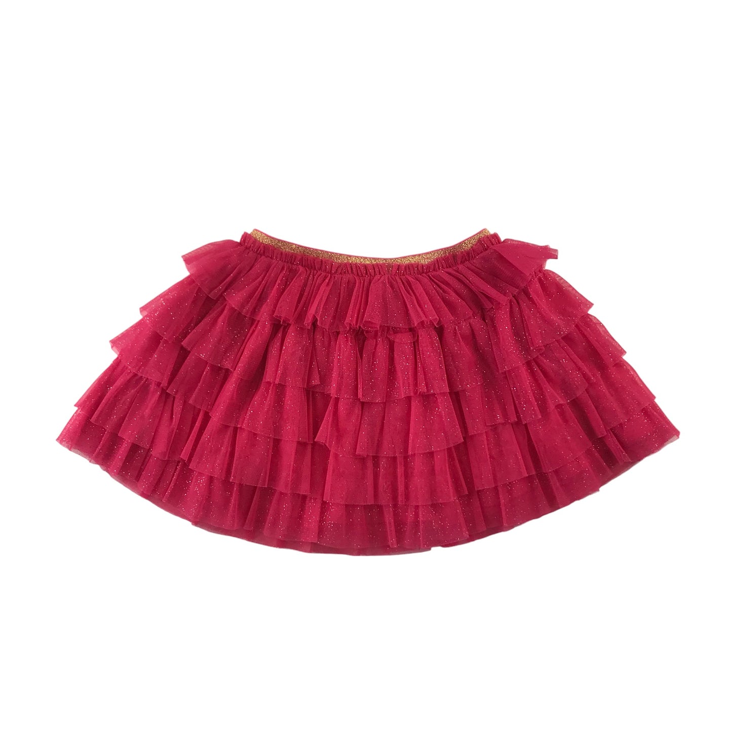 M&S Skirt Age 5 Fuchsia Pink Layered Tulle