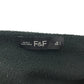 F&F fleece men size L black plain quarter zipper