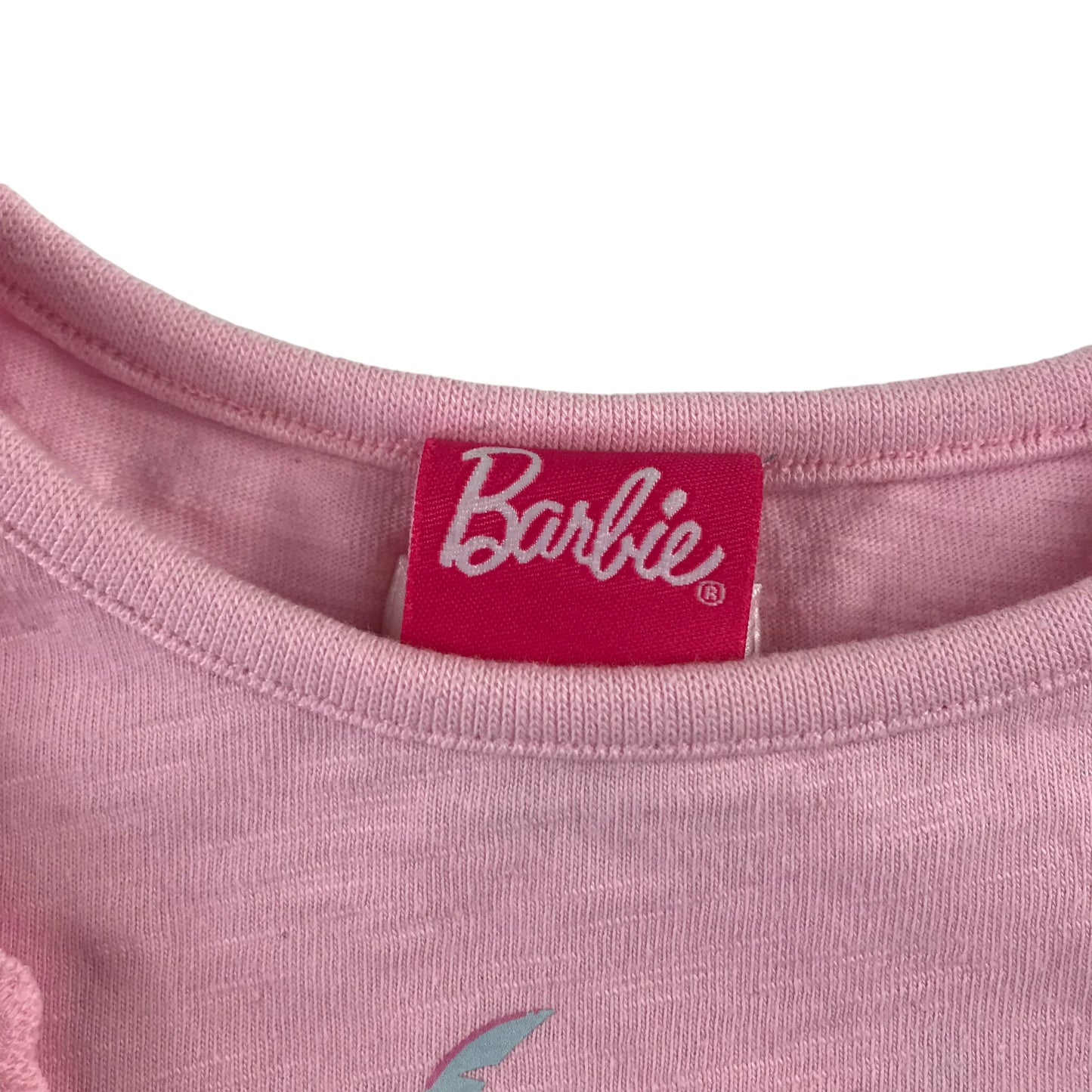 Barbie t-shirt age 5-6 pink long sleeve Cali Vibes cotton