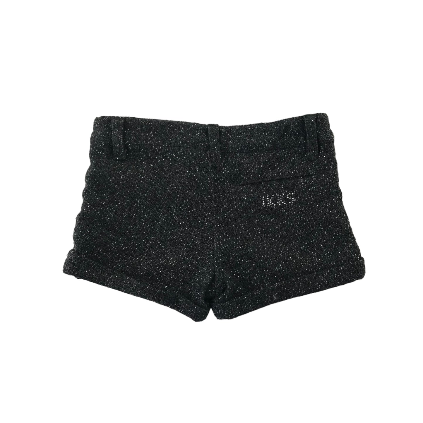 IKKS Shorts Age 5 Dark Grey with Glittery Design