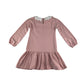 Monsoon dress 7-8 years pink drop waist with sequin floral and butterfly details