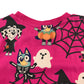 Nutmeg dress 5-6 years bright pink Bluey Halloween pattern cotton