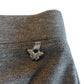 George school trousers grey girls jersey straight leg with butterfly trinket