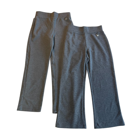 George school trouser bundle 4-5 years grey girls jersey straight leg with trinket details