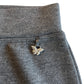 George school trouser bundle 4-5 years grey girls jersey straight leg with trinket details