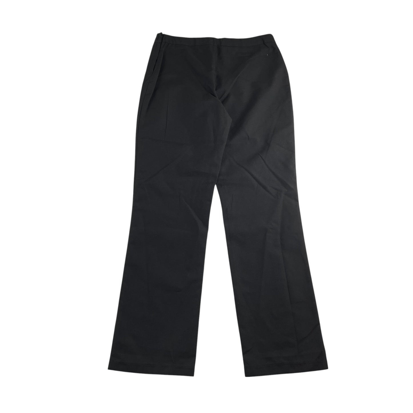 George girls school trousers 12-13 years black plain straight leg with bow tie detail