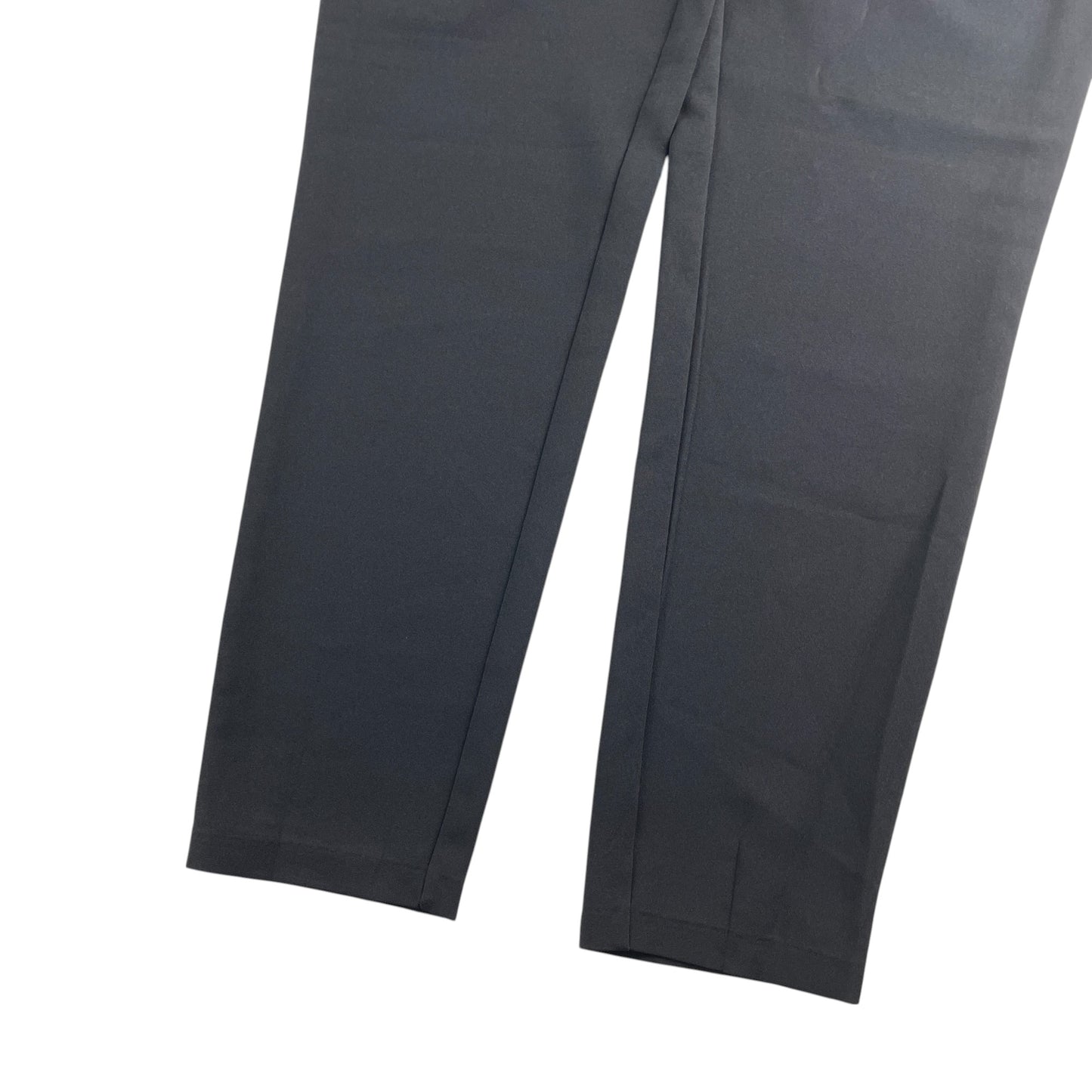 George girls school trouser 14-15 years black plain with straight leg