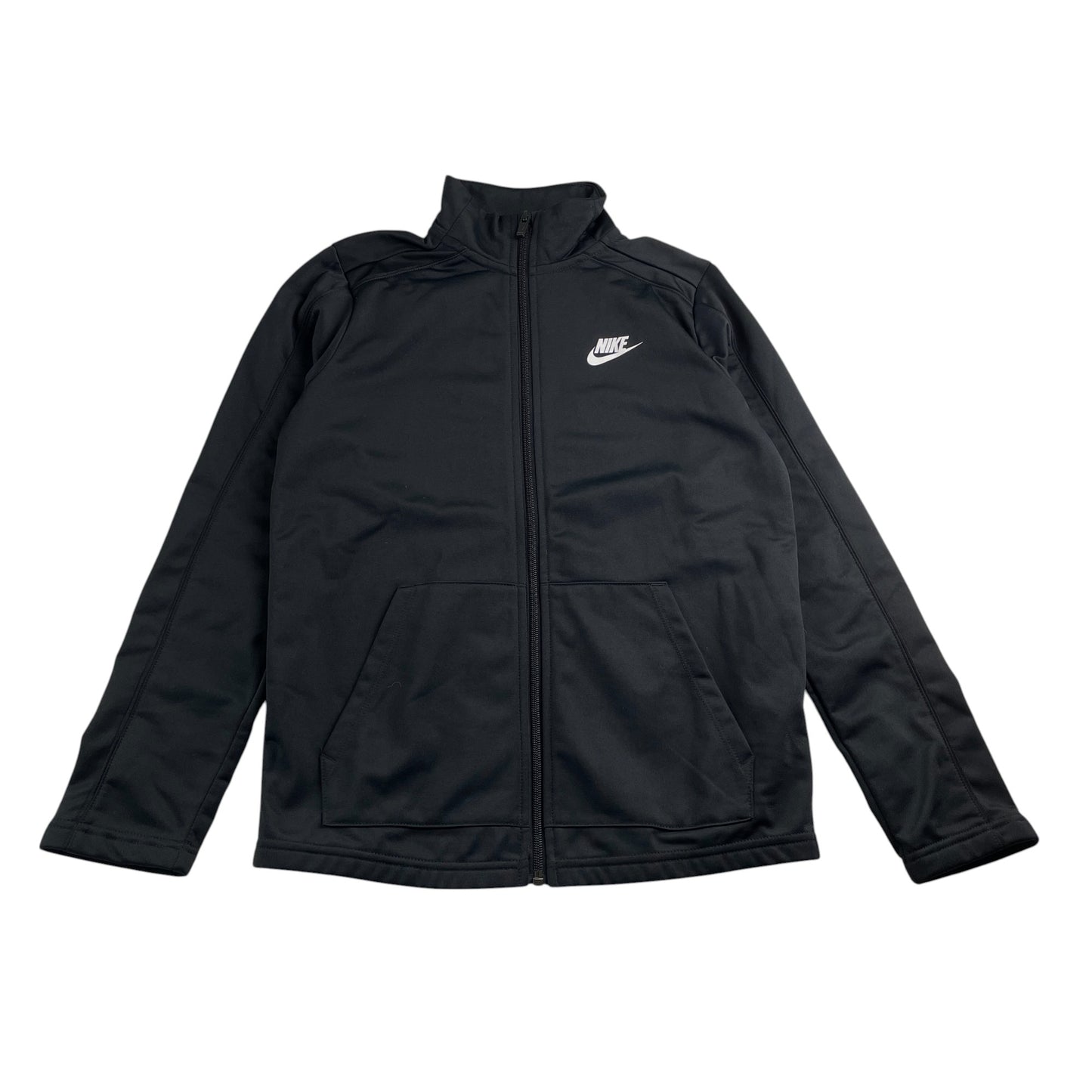 Nike sweater 10-12 years black plain full zipper tracksuit top