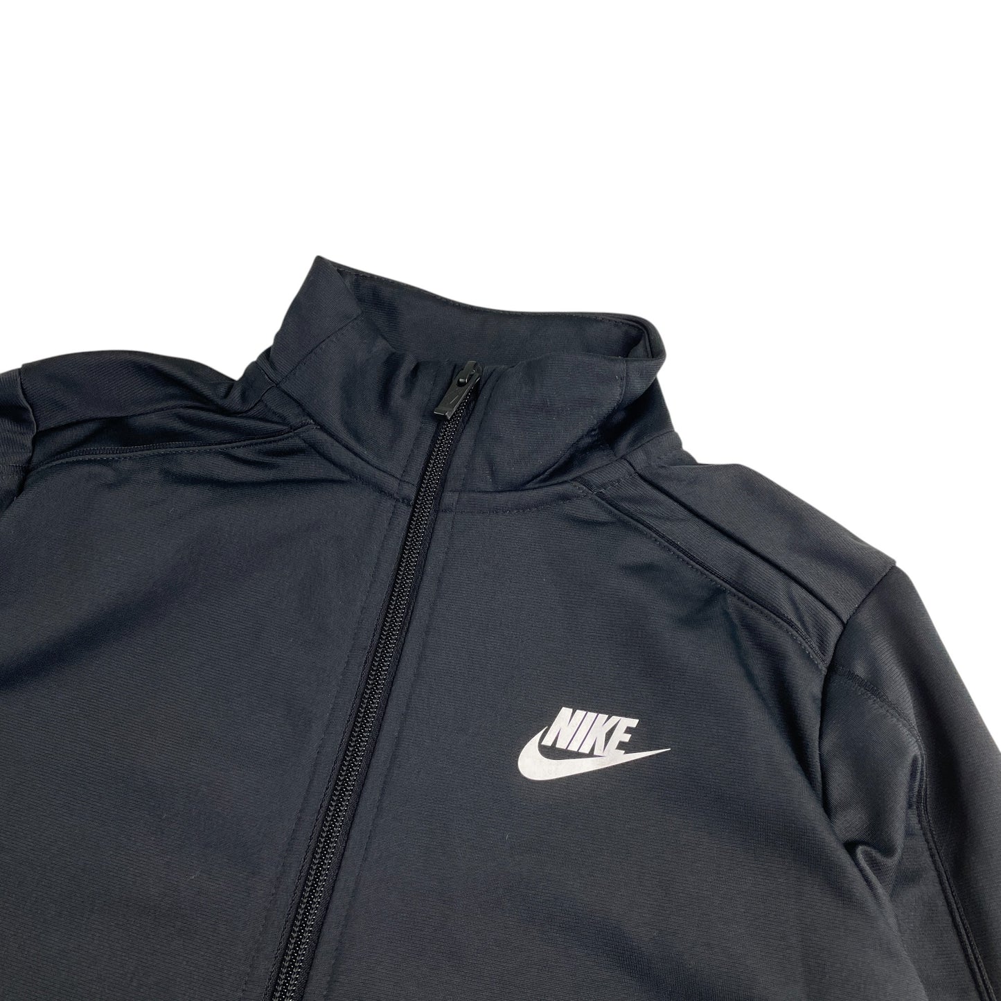 Nike sweater 10-12 years black plain full zipper tracksuit top